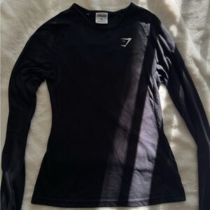 Gymshark Black Training Long Sleeve Size XS